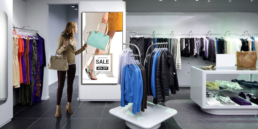 Pantalla publicidad interior